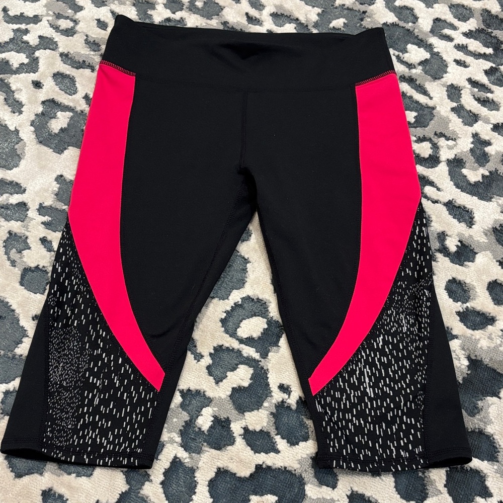 Fabletics Black and Pink Leggings